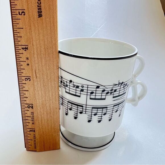 Marcatissimo Music Notes Treble Clef Handle Mug Colonial Candle Co Design - Picture 10 of 13